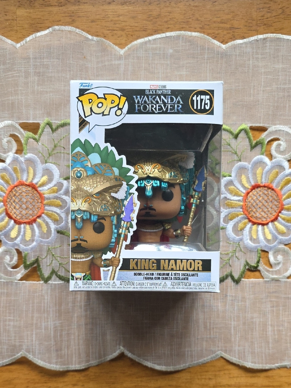 Funko Pop! King Namor Bobble-Head Vinyl Figure Wakanda Forever #1175
